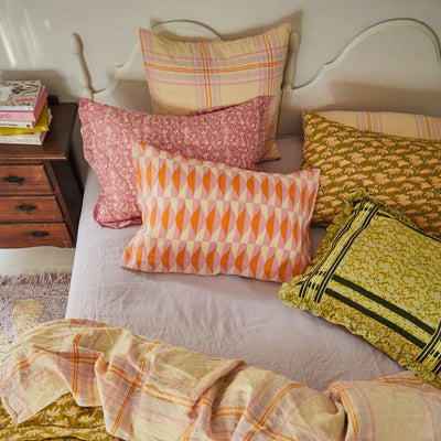 Patchway Linen Euro Pillowcase Set - Vanilla Default Title