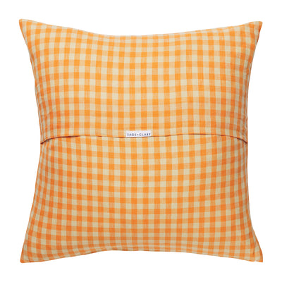 Kirby Linen Euro Pillowcase Set - Persimmon Default Title