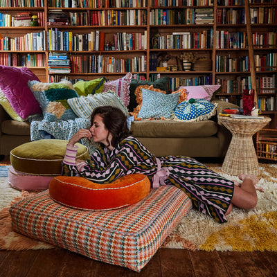 Bromley Woven Floor Cushion - Multi Default Title