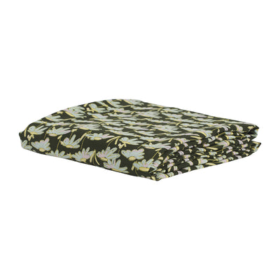 Hayle Linen Fitted Sheet - Forest Cot