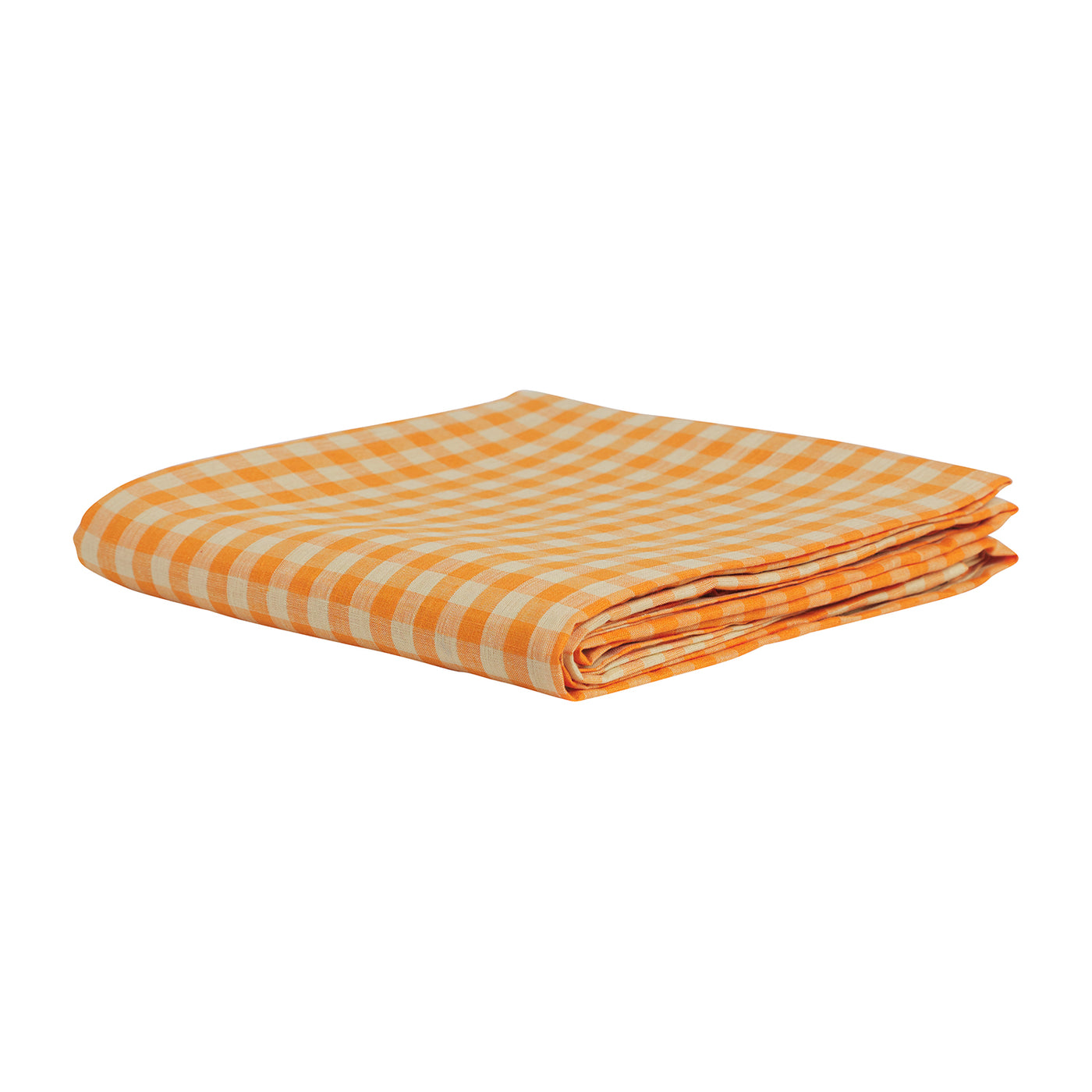 Kirby Linen Flat Sheet - Persimmon Single