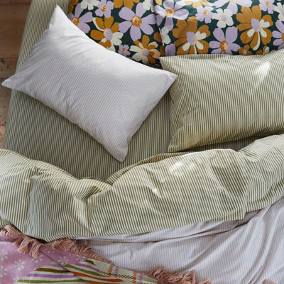 Torquay Cotton Pillowcase Set - Wisteria Standard