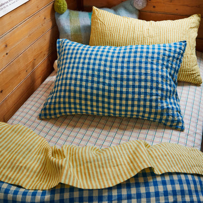 Kirby Linen Pillowcase Set - Oasis Standard