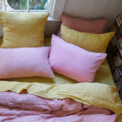 Purley Velvet Pillowcase - Musk Standard