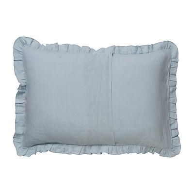 Wilton Embroidered Pillowcase Set - Cloud Standard