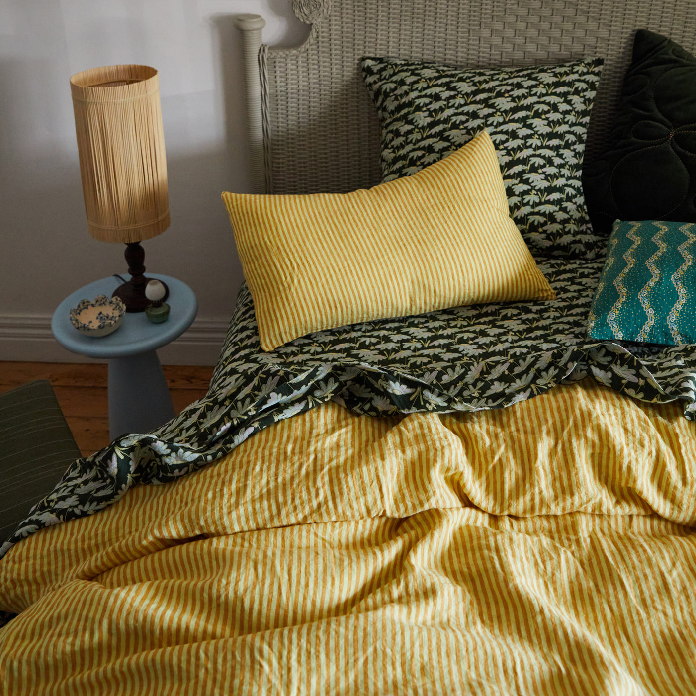 Lyme Linen Quilt Cover - Splice Single
