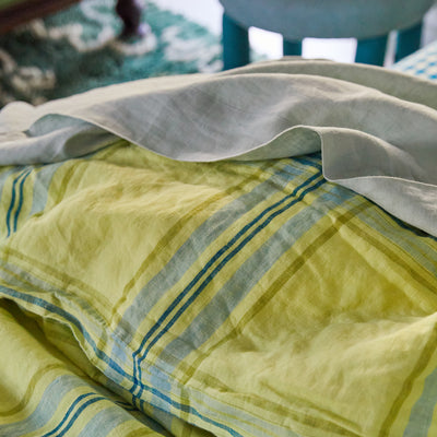 Patchway Linen Quilt Cover - Splice Single