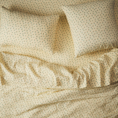 Dover Linen Quilt Cover - Vanilla Single