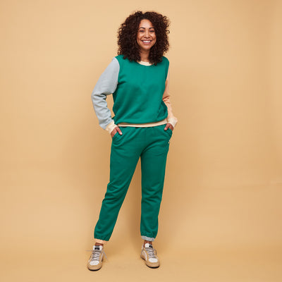 Bexley Cotton Trackpant - Teal 6