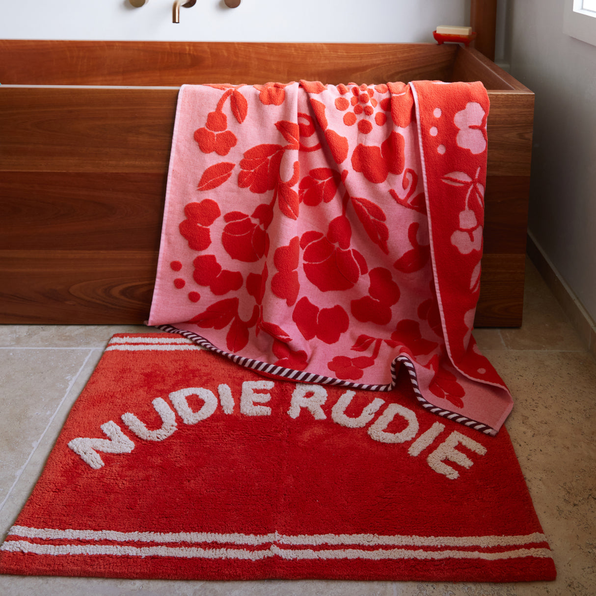 Elba Nudie Bath Mat - Cherry Default Title