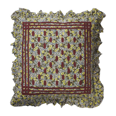 Florentine Embroidered Cushion - Pear Default Title