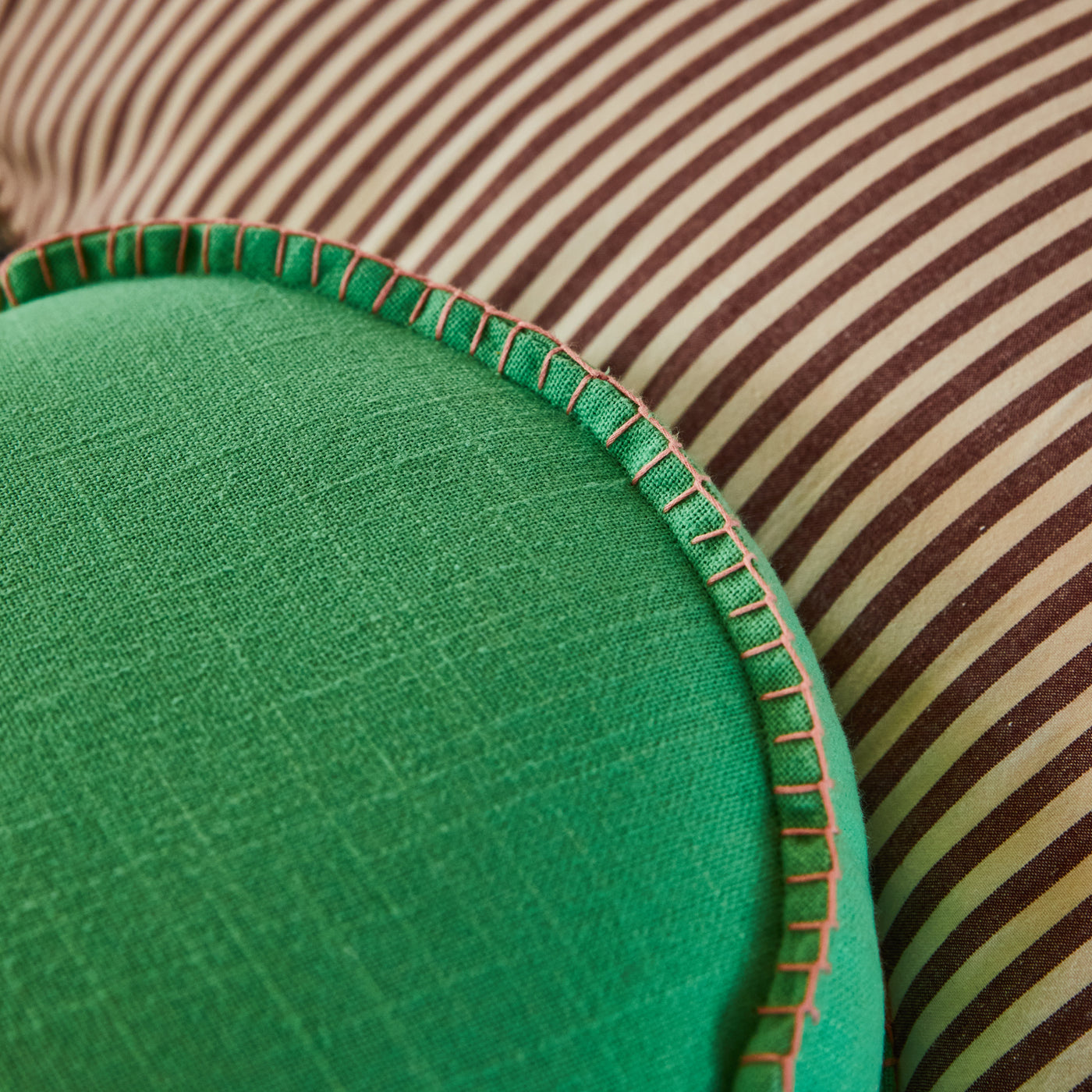 Rylie Round Cushion - Pea Default Title
