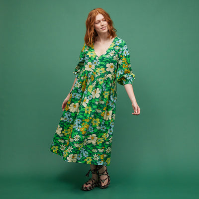 Floria 3/4 Sleeve Maxi Dress 6