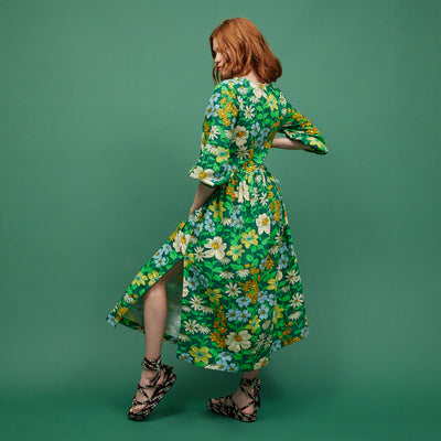 Floria 3/4 Sleeve Maxi Dress 6