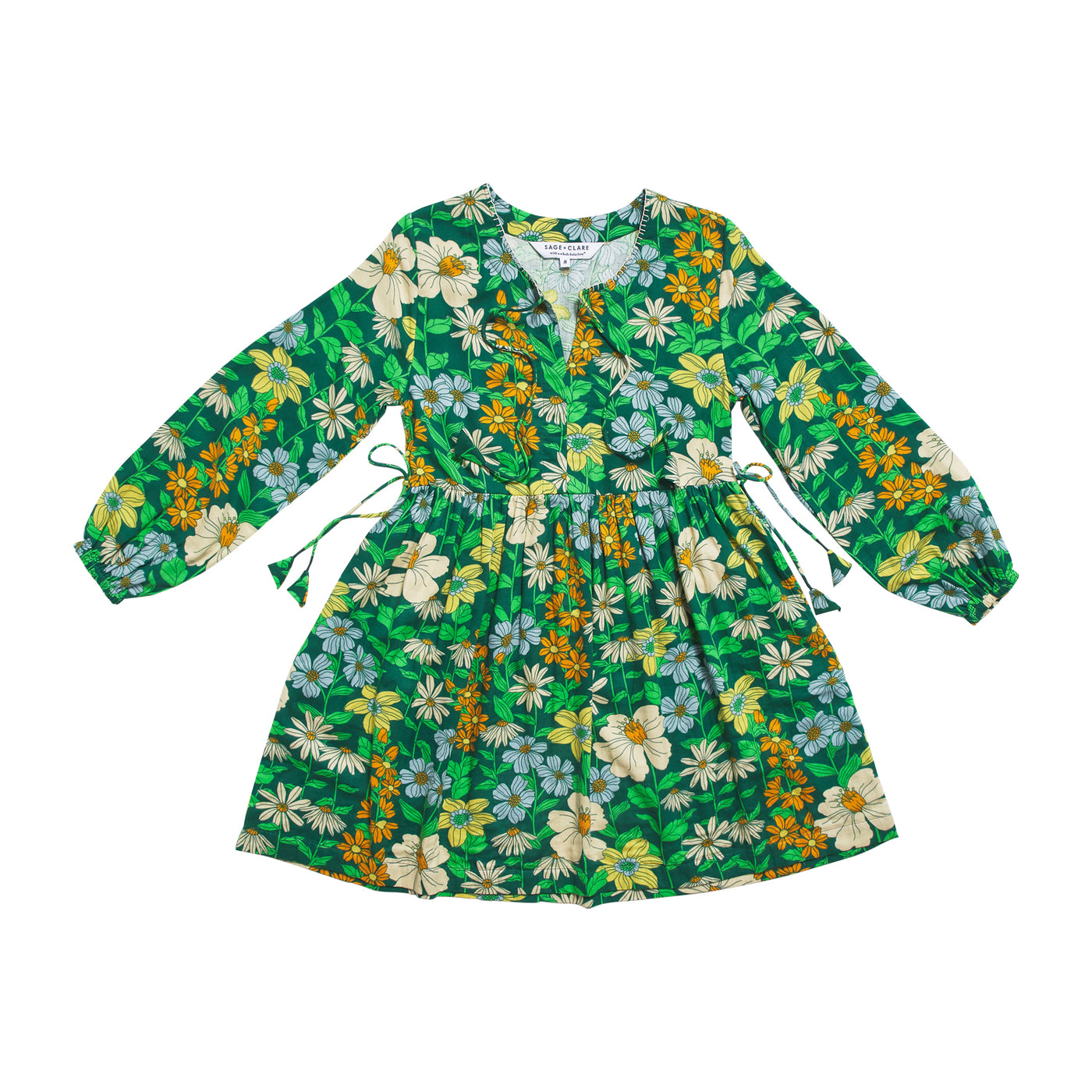 Floria Long Sleeve Mini Dress 6