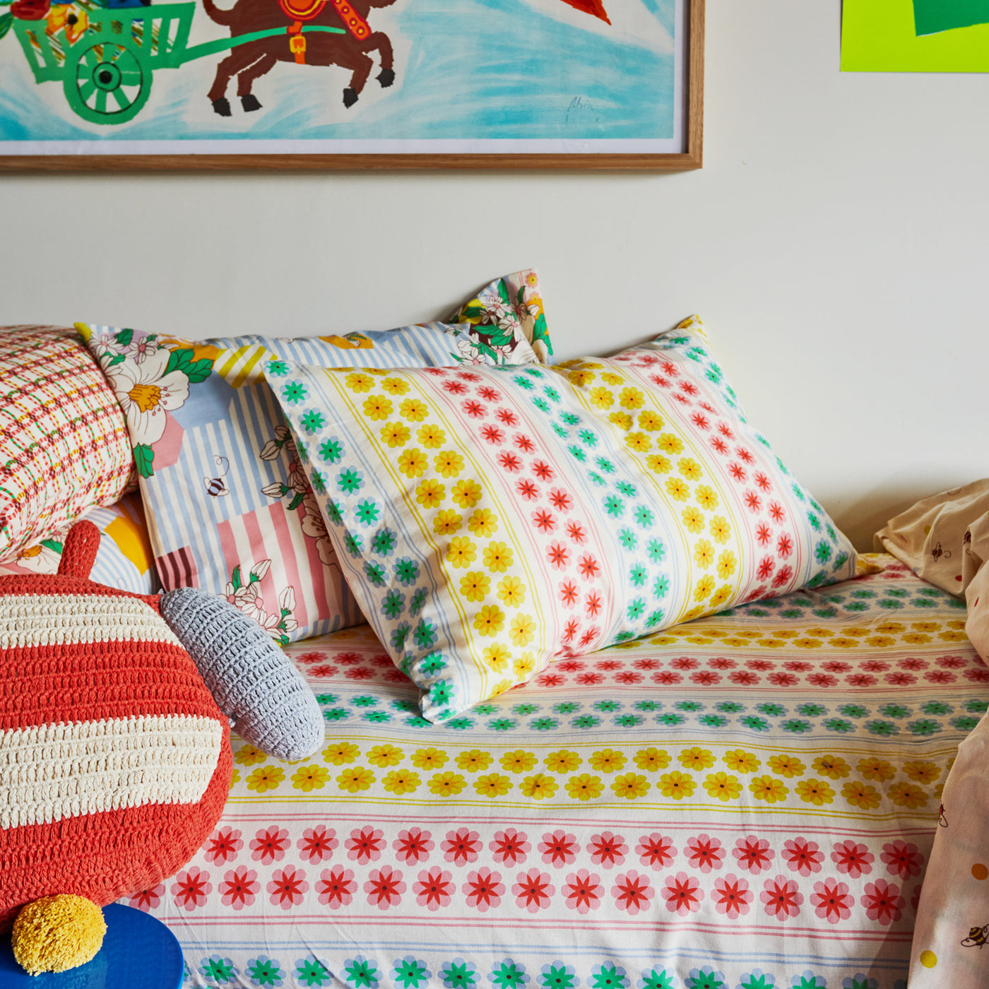 Positano Cotton Fitted Sheet Cot
