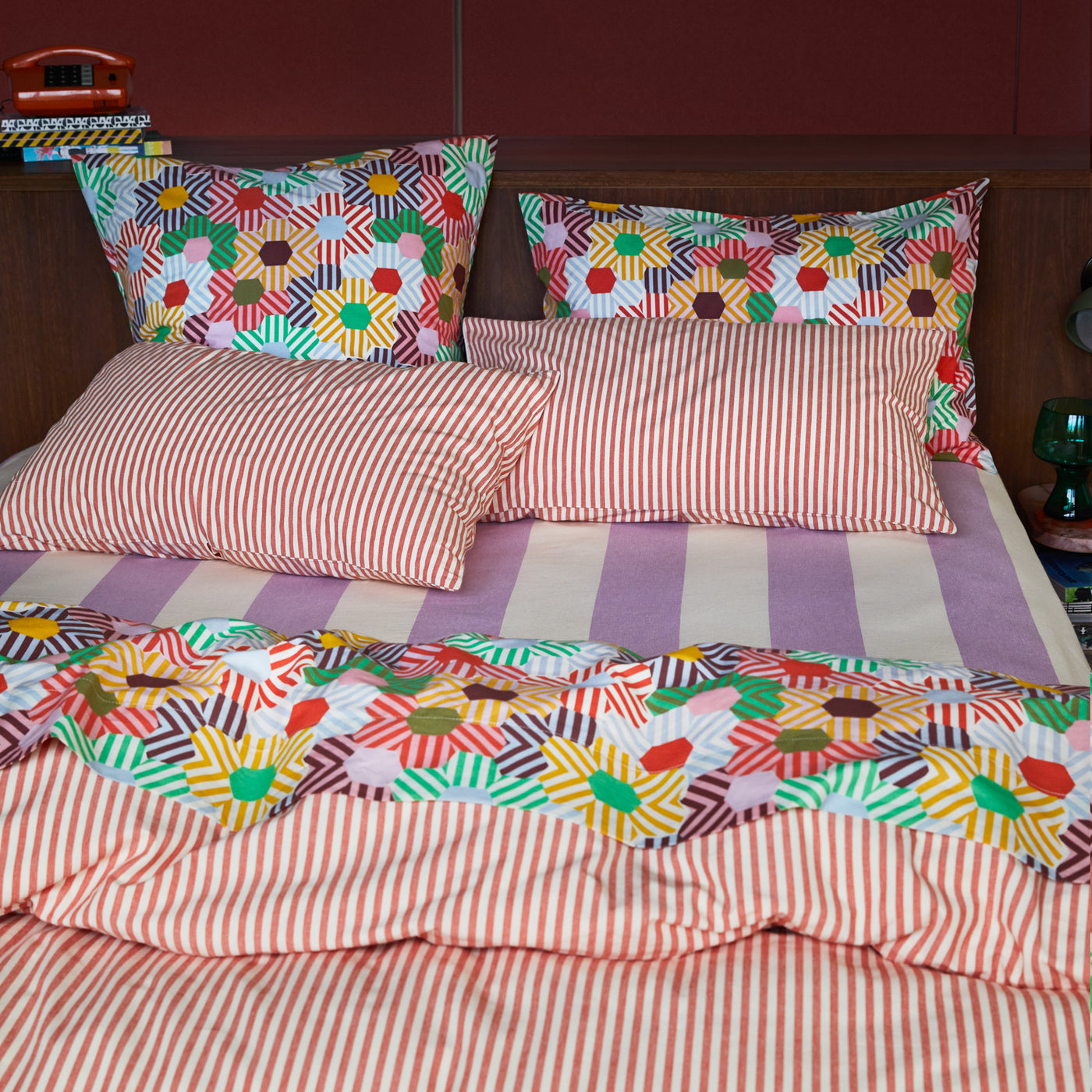 Bruno Cotton Fitted Sheet - Wisteria Cot