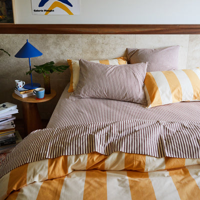 Luigi Cotton Fitted Sheet - Madeira Cot