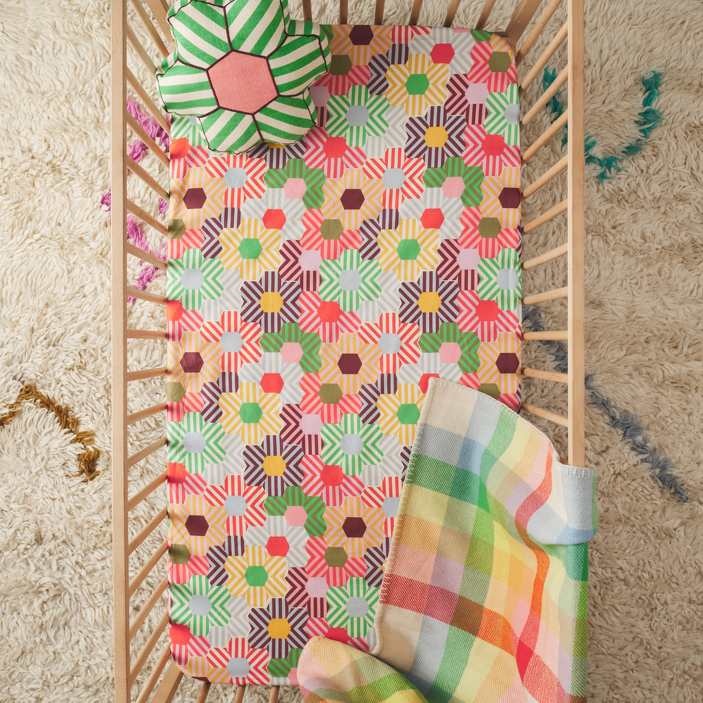 Tessa Cotton Fitted Sheet Cot