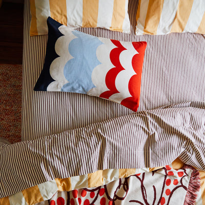 Pietro Cotton Pillowcase - Cherry Default Title