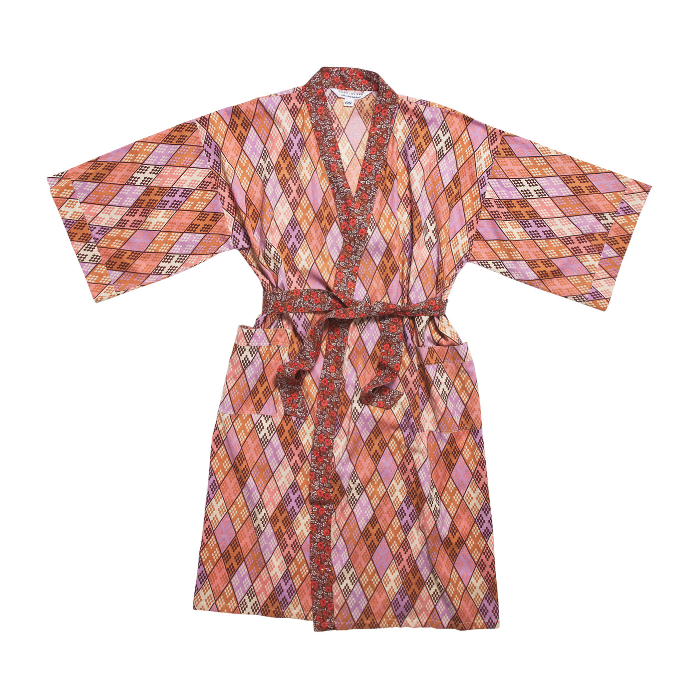 Viola Cotton Bath Robe Default Title