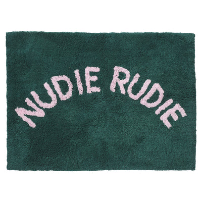 sage and clare anabelle anabelle collection tula nudie rudie bath mat peacock cotton 